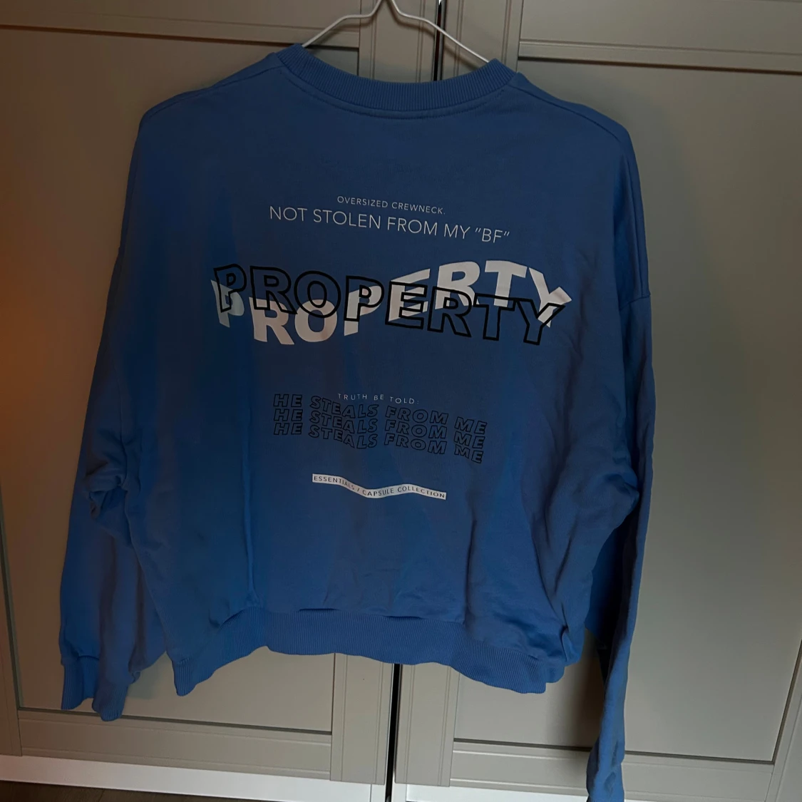 Blå oversized sweatshirt från Madlady - 2