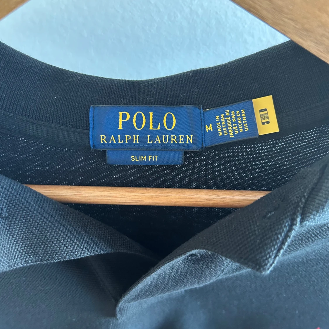 Svart långärmad pikétröja Polo Ralph Lauren - 2