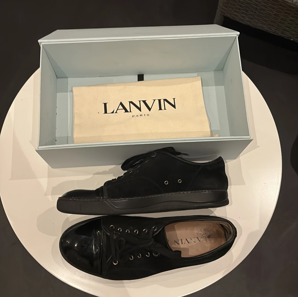 Svarta sneakers från Lanvin