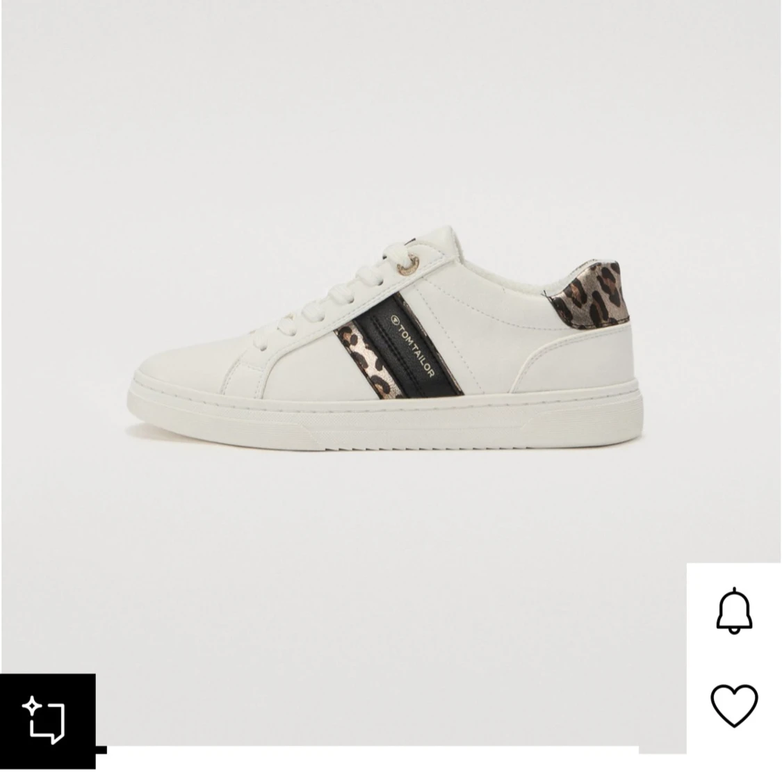  Tom Tailor sneakers  med leoparddetalj