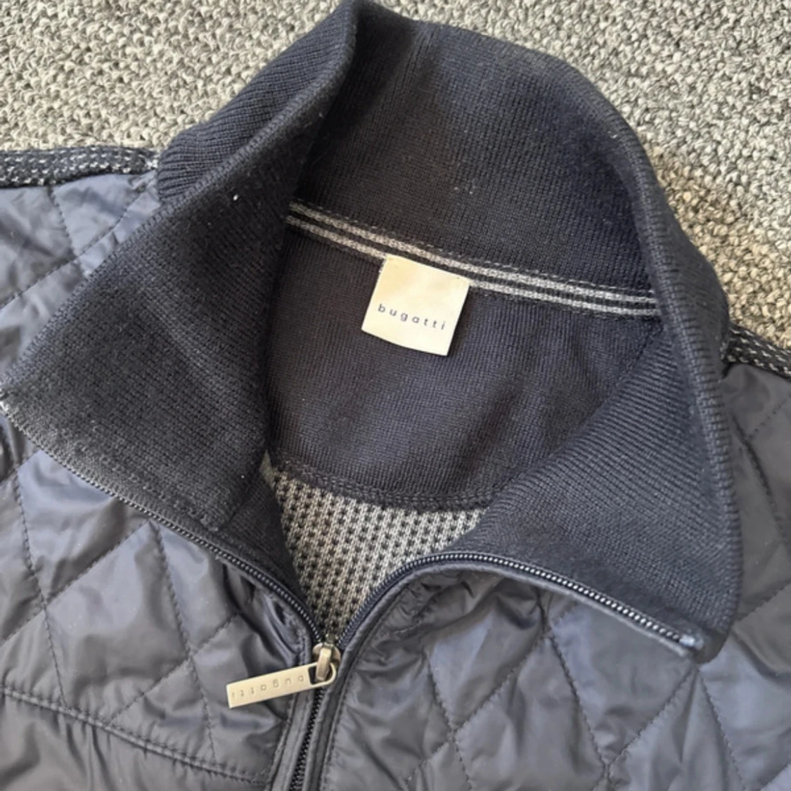 Cardigan jacka marinblå från Bugatti  - 1