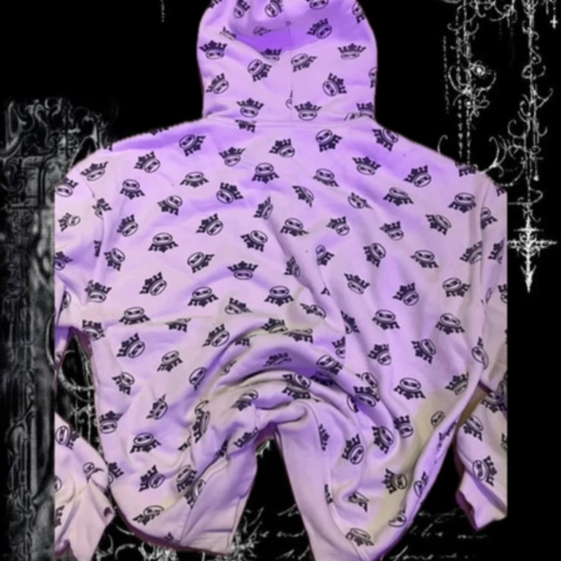 SWAG Affliction Royal Hoodie Y2K 90s Skater Rap Baggy Hoodie - 1