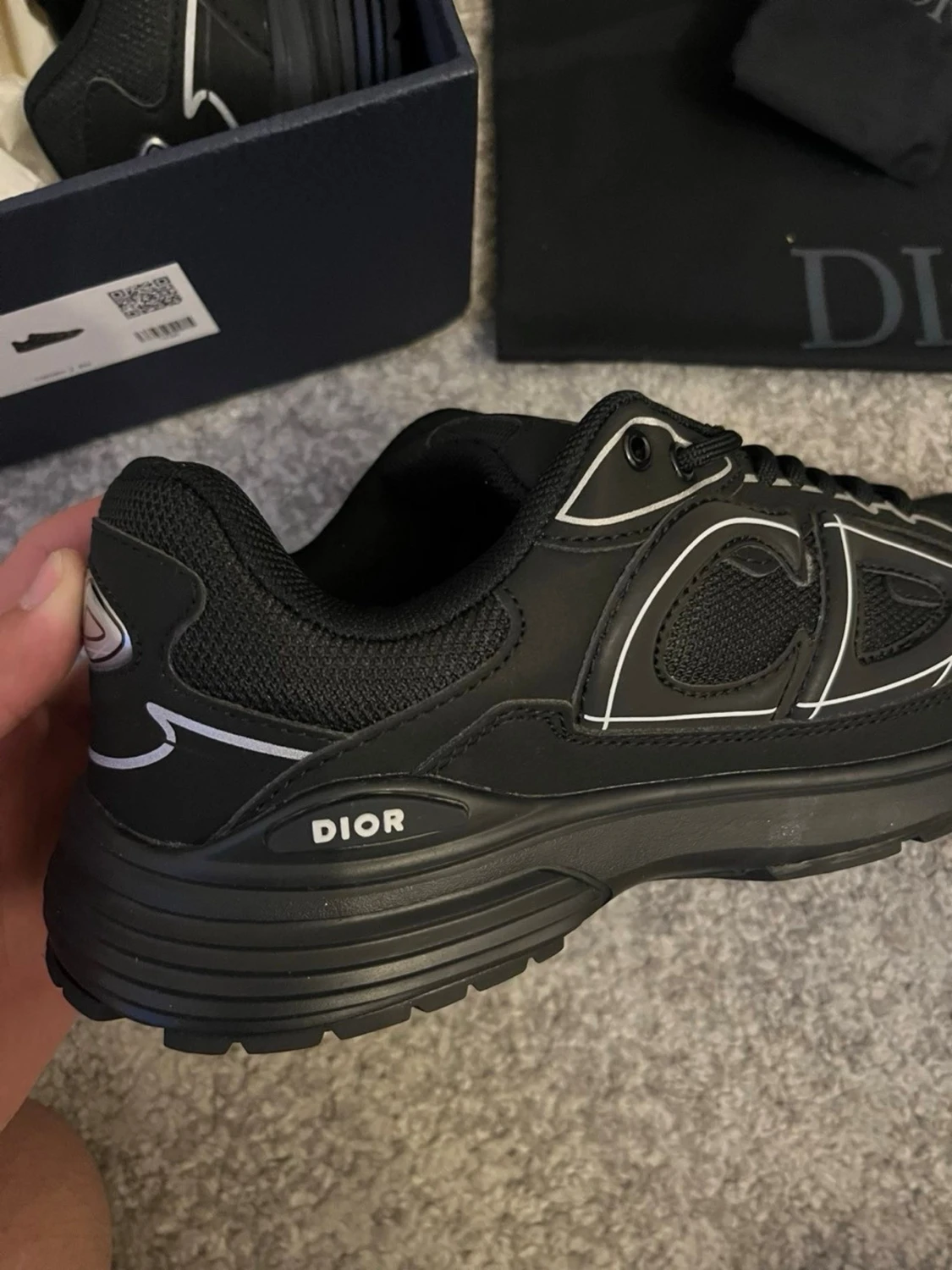 Svarta Dior B30 sneakers - 4