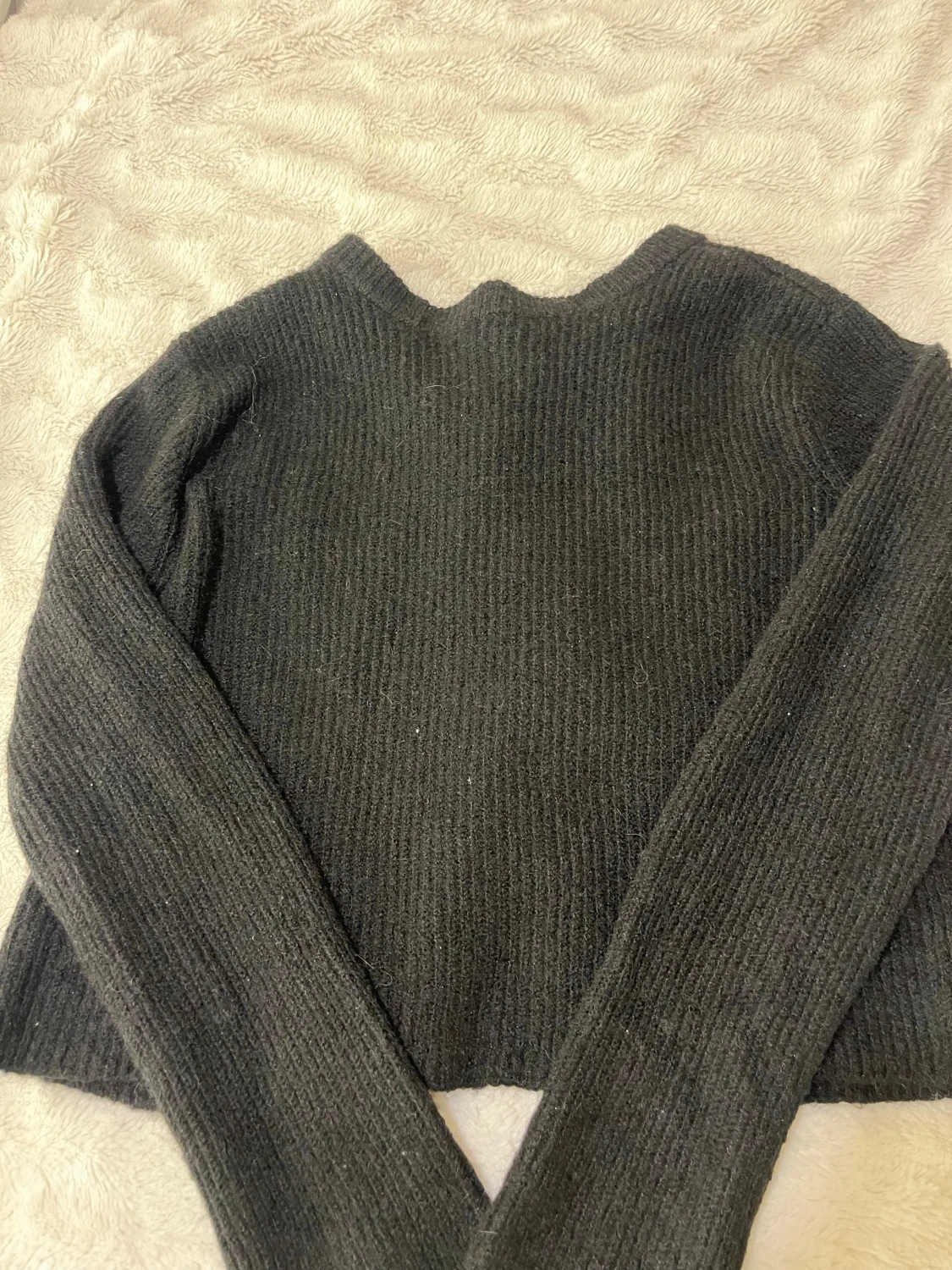 Svart stickad kofta från Object storlek XS - 1