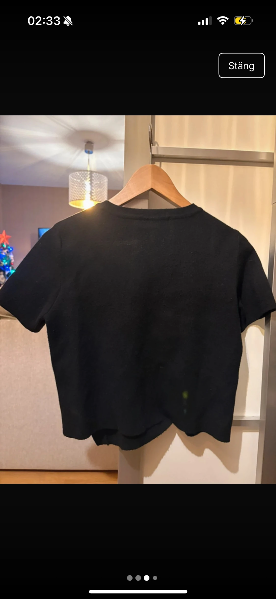 Svart stickad topp från Zara - 2