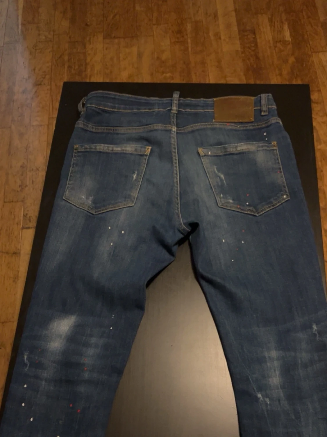 Dsquared2 blå distressed jeans herr