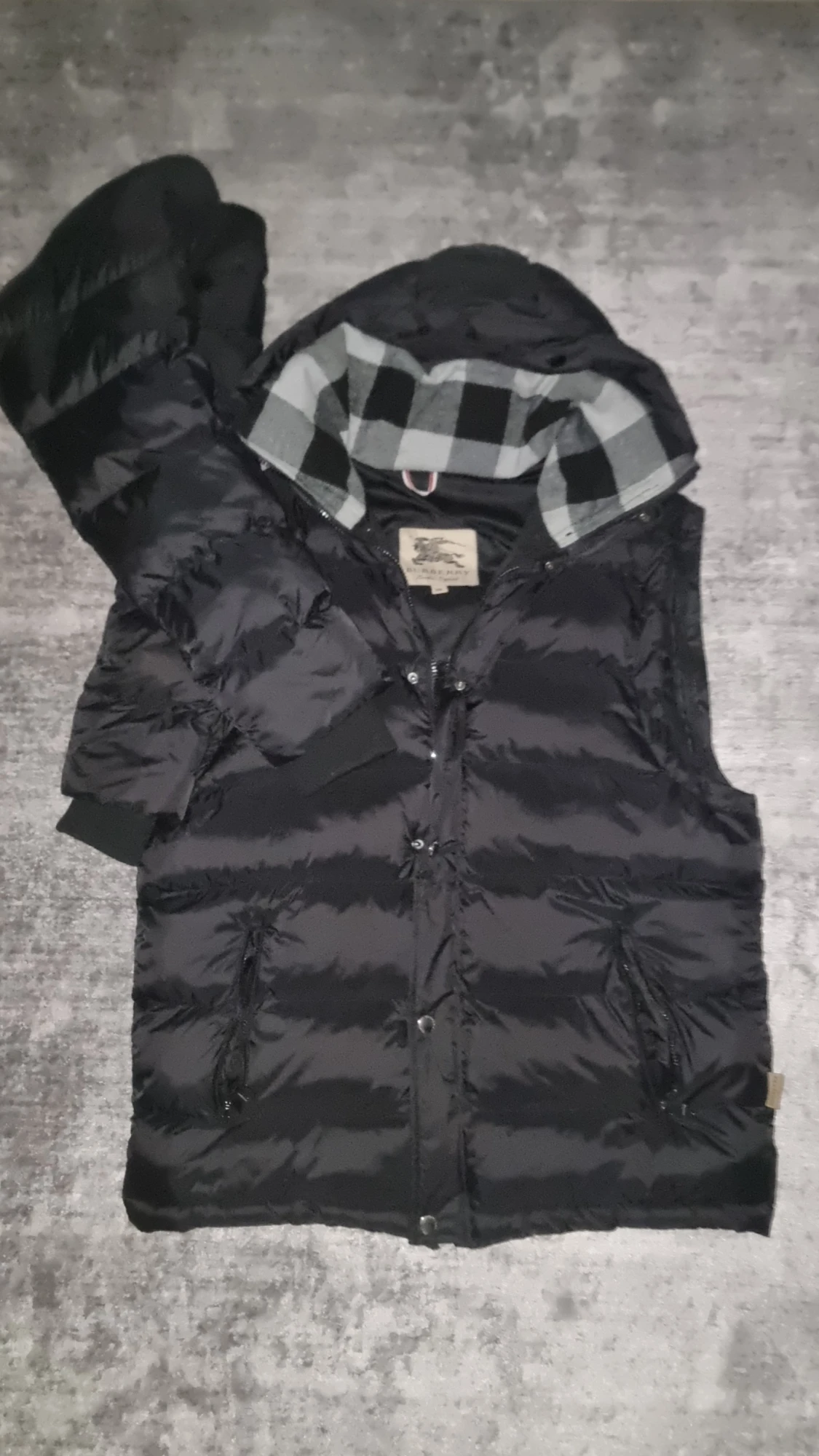 Svart jacka från Burberry XXL