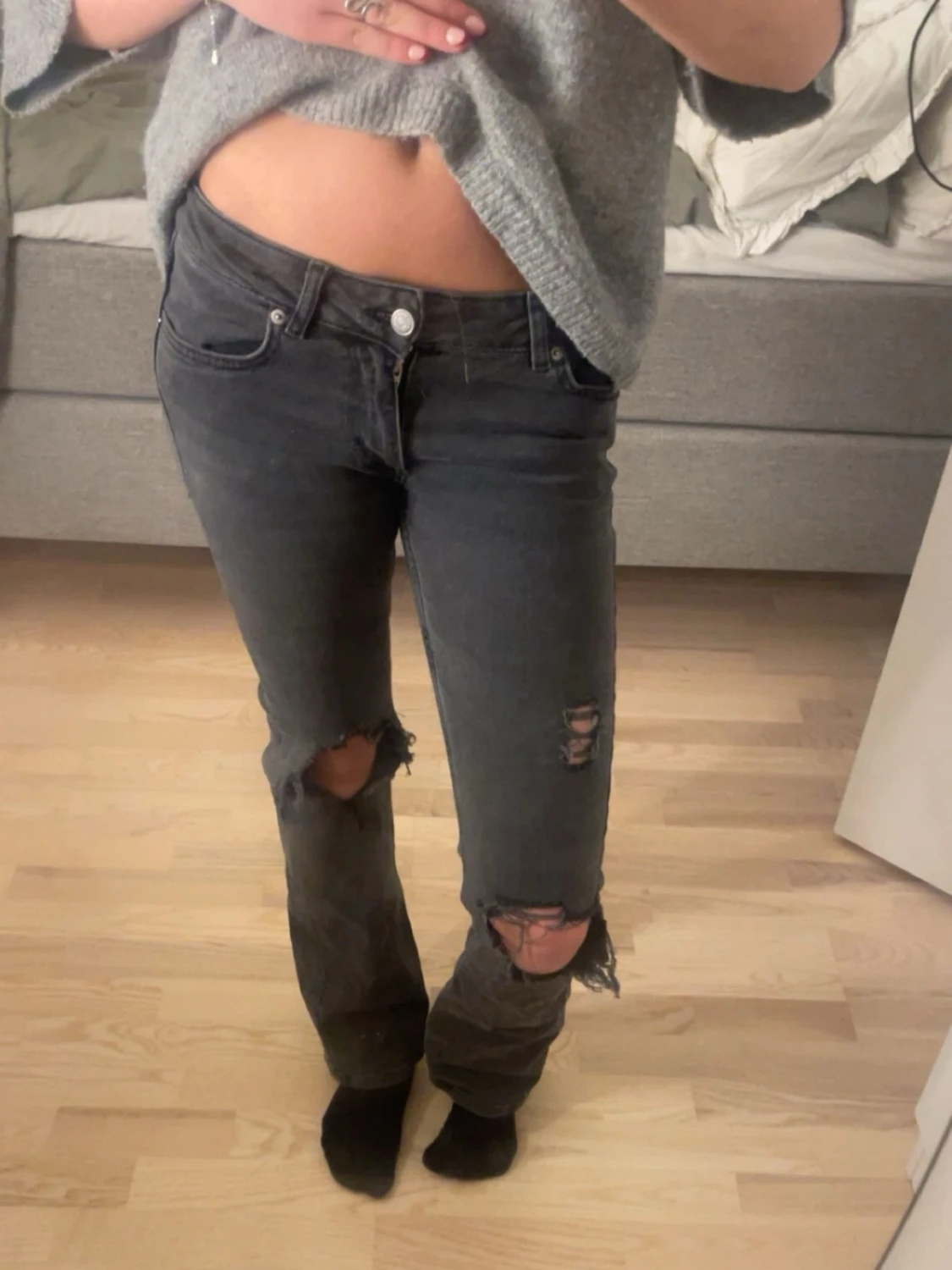 Svarta  jeans från Junkyard