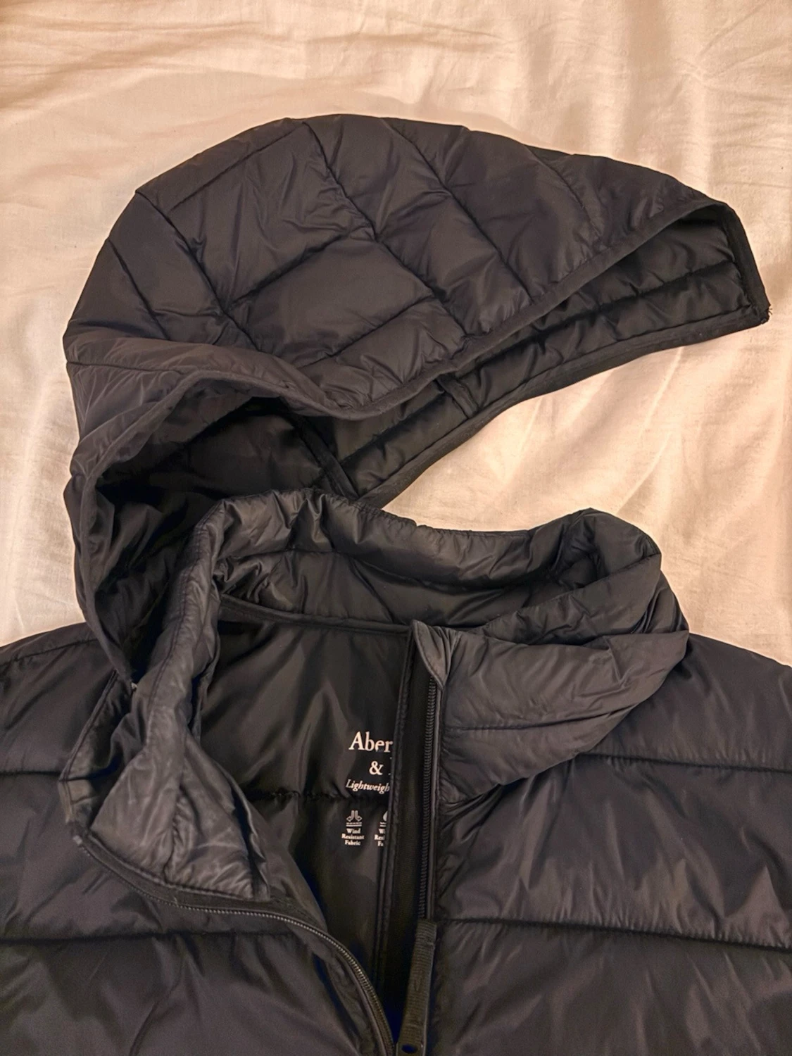 Svart pufferjacka Abercrombie XL - 3