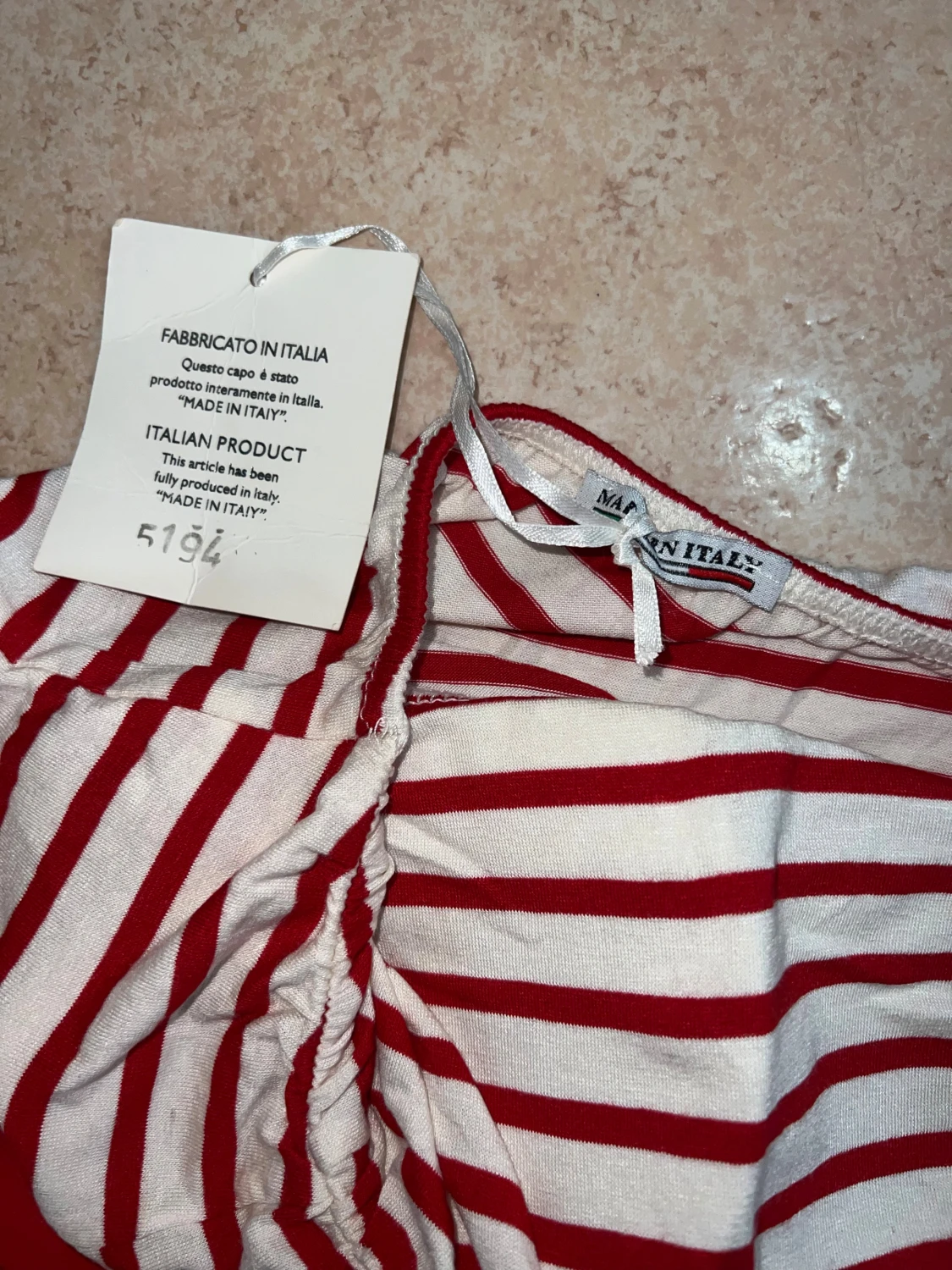 Randig långklänning (s) - 1