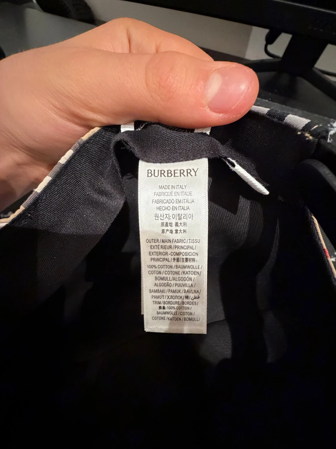 Burberry keps  - 4