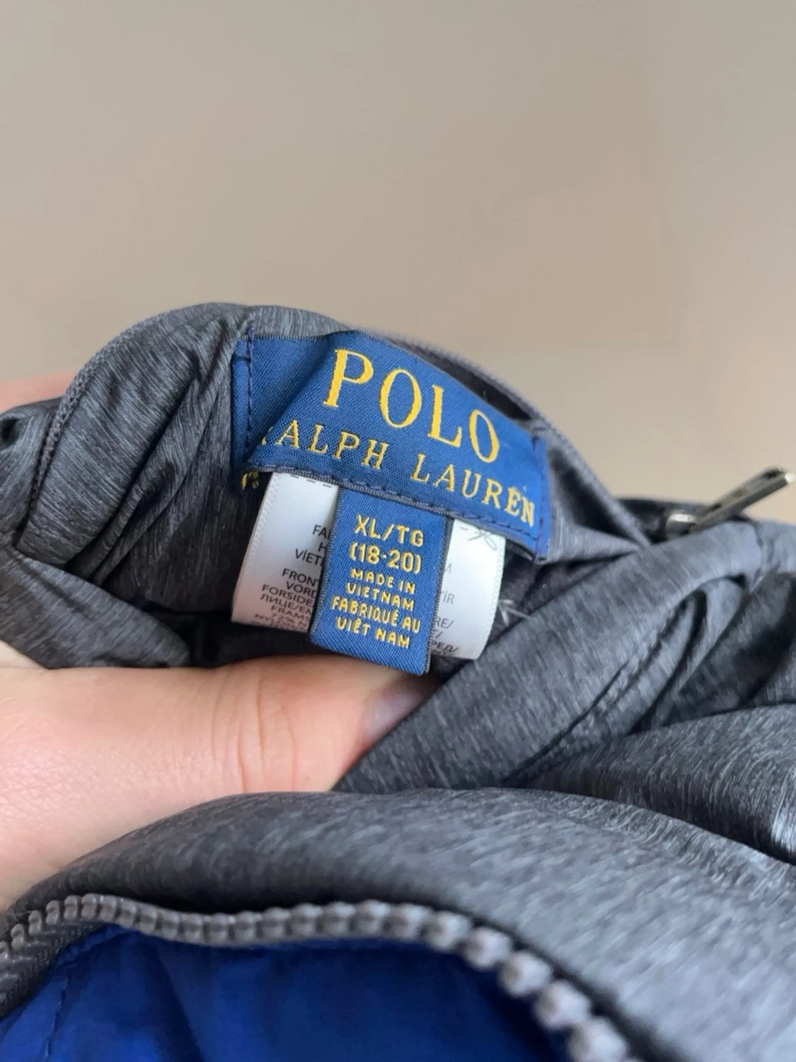 Ralph Lauren dun väst Reversible  - 1