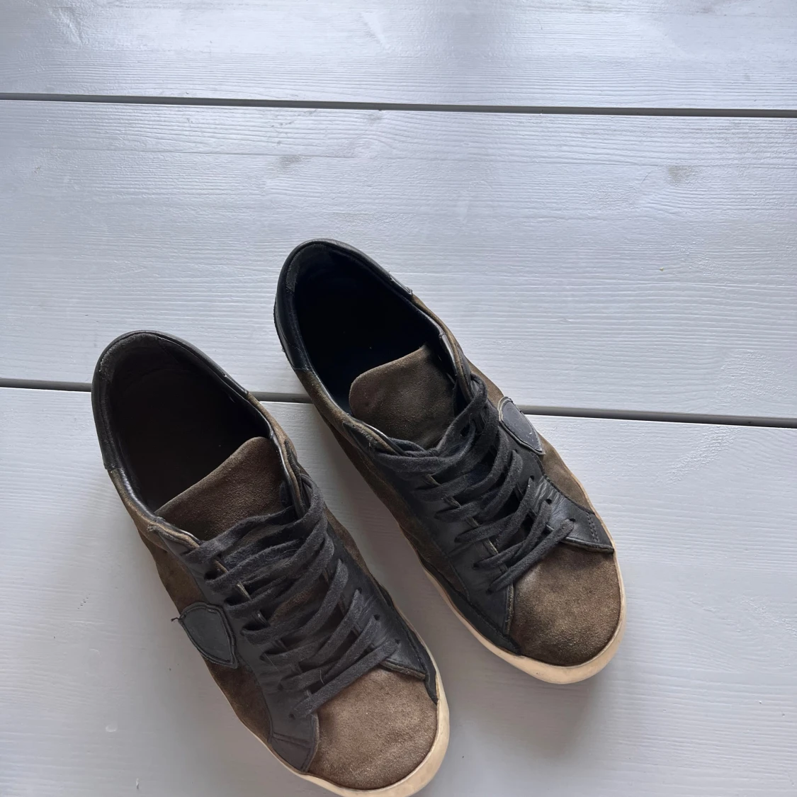 Bruna Philippe Model sneakers i mocka - 1