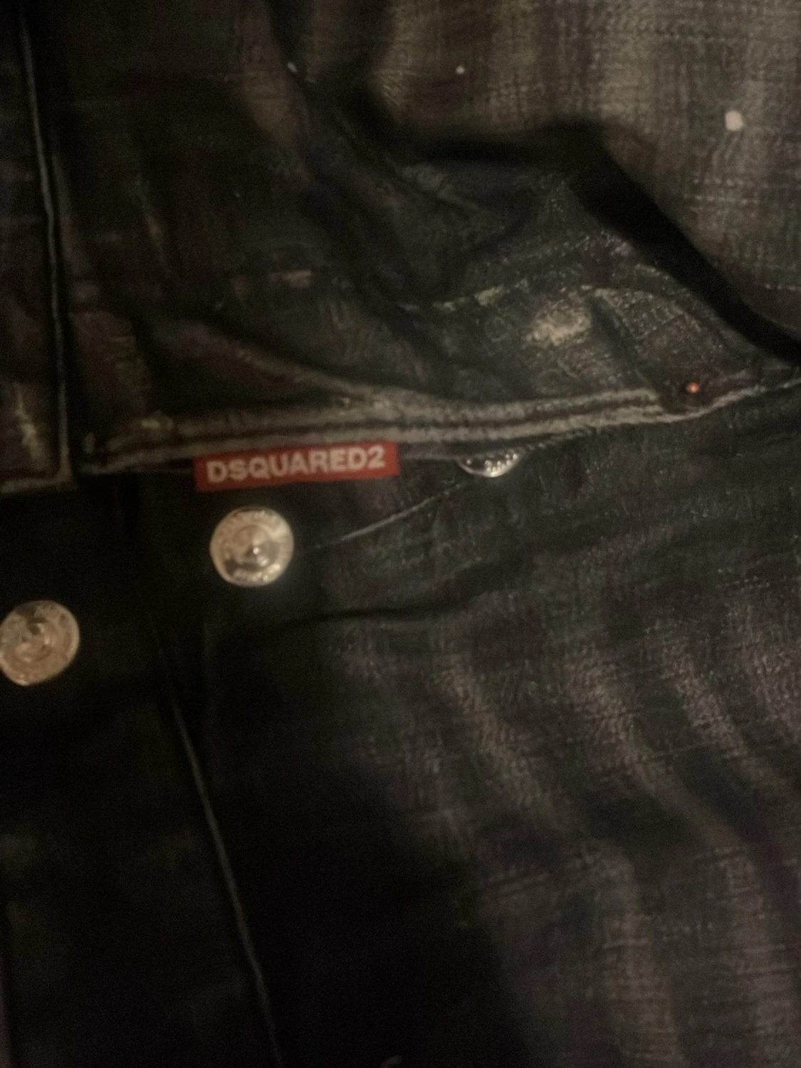 Svarta Dsquared2 jeans med slitningar - 3