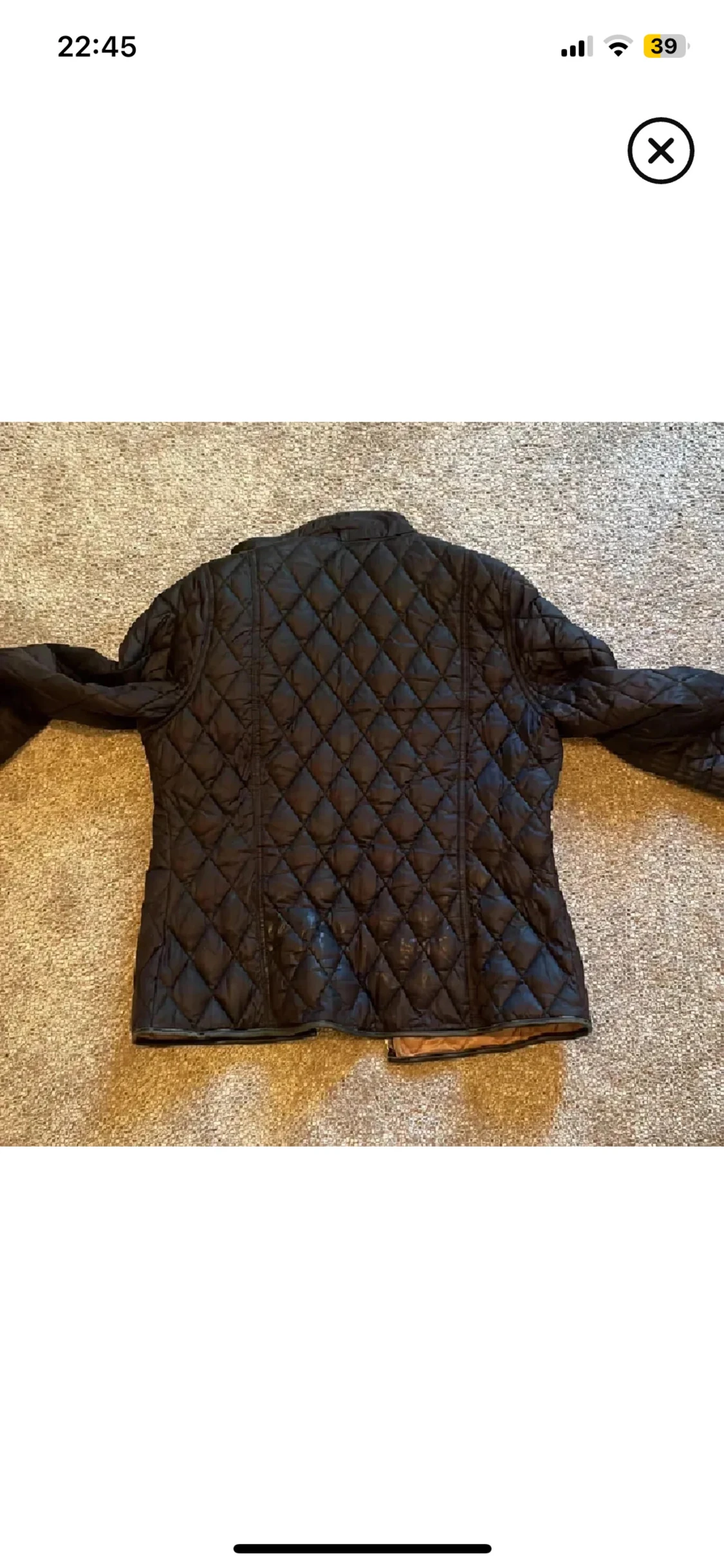 Svart quiltad jacka Barbour  - 1