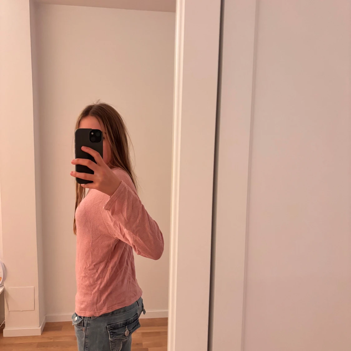 Rosa långärmad tröja från Name It - 1