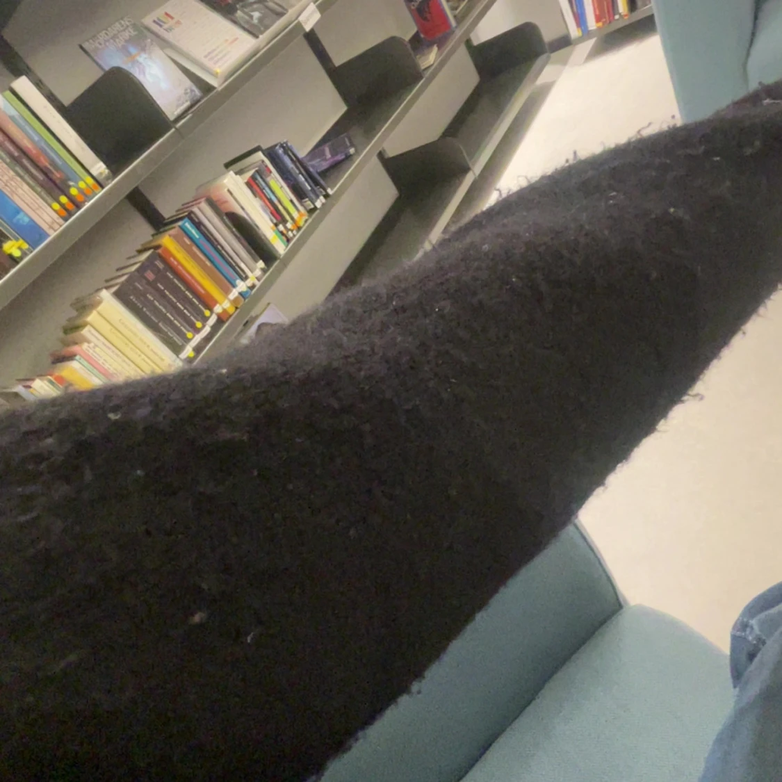 Svart cardigan jacka med päls ( Alessa) - 1