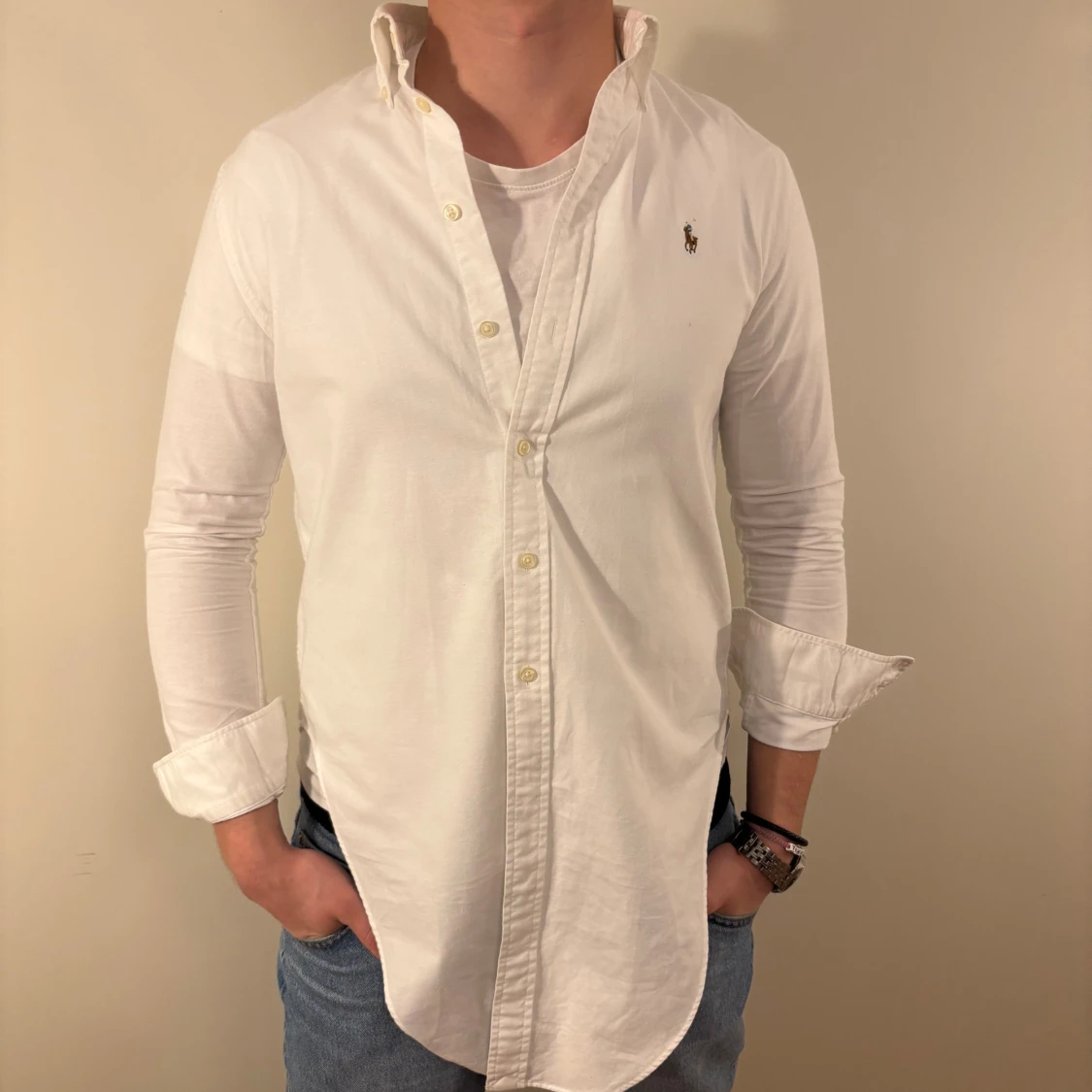 Vit Ralph Lauren skjorta - 2