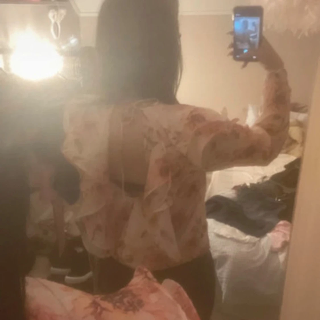 Blommig volangblus från Bubbleroom - 1