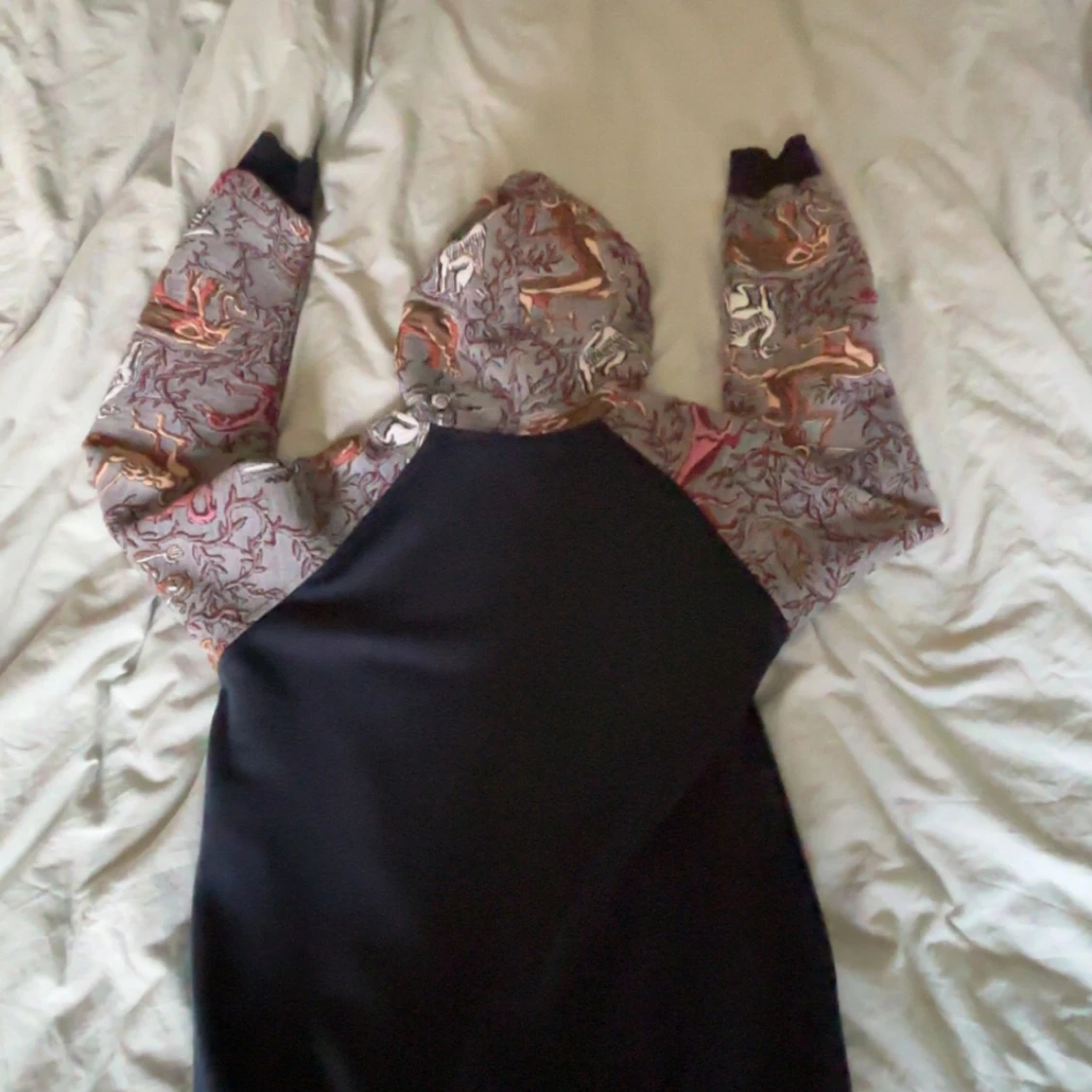 Valentino hoodie med mönstrade ärmar - 3