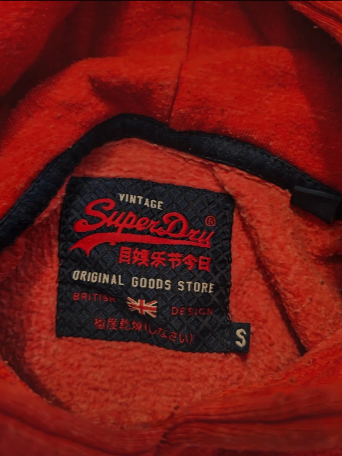 Röd Superdry hoodie - 2