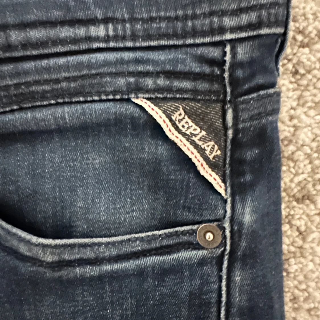 Replay Grover jeans mörkblå herr - 1