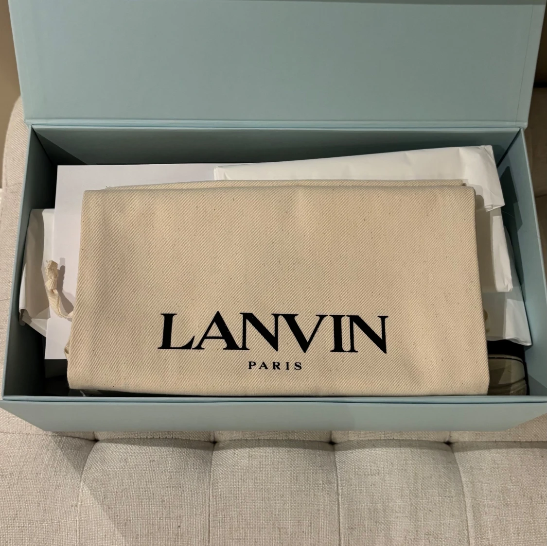  Lanvin sneakers i mocka och lack - 3