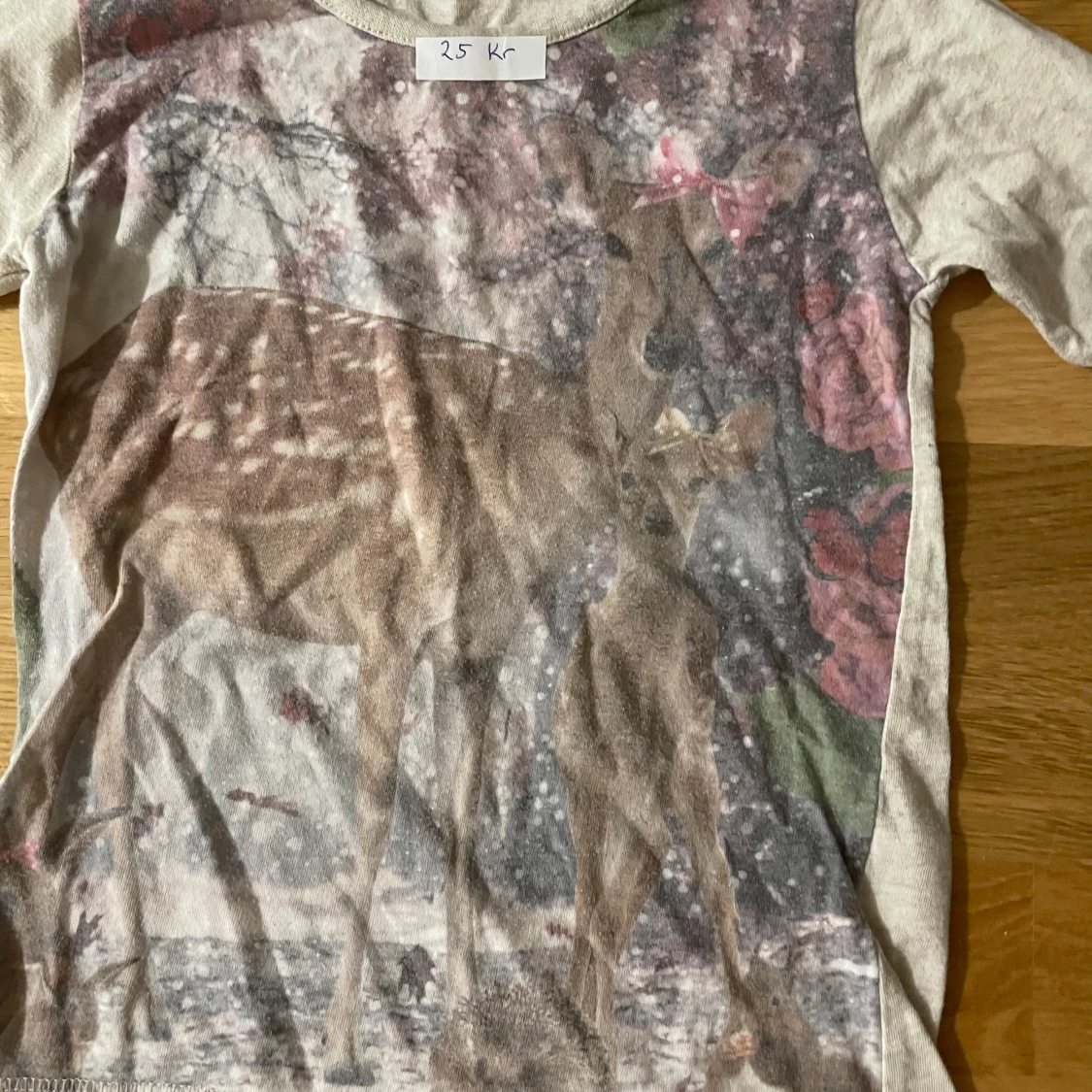 Långärmad tröja med rådjur från H&M - 1