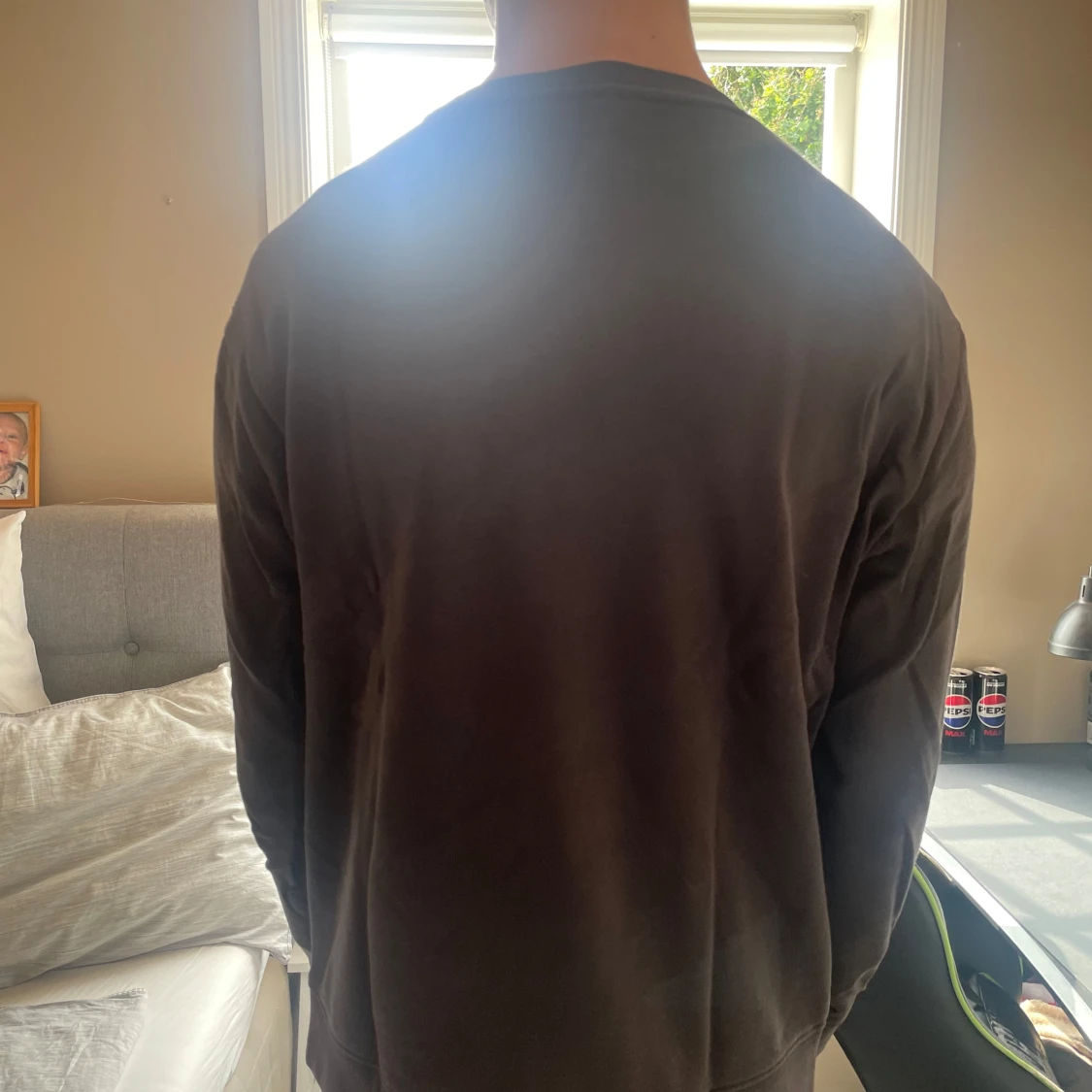 Svart sweatshirt från Lee med tryck - 2