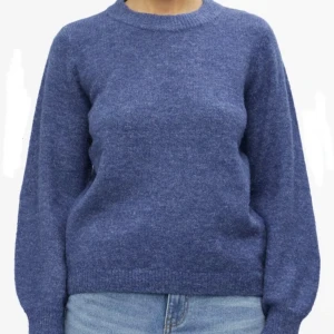 Blå stickad tröja från Object - Blå stickad! 