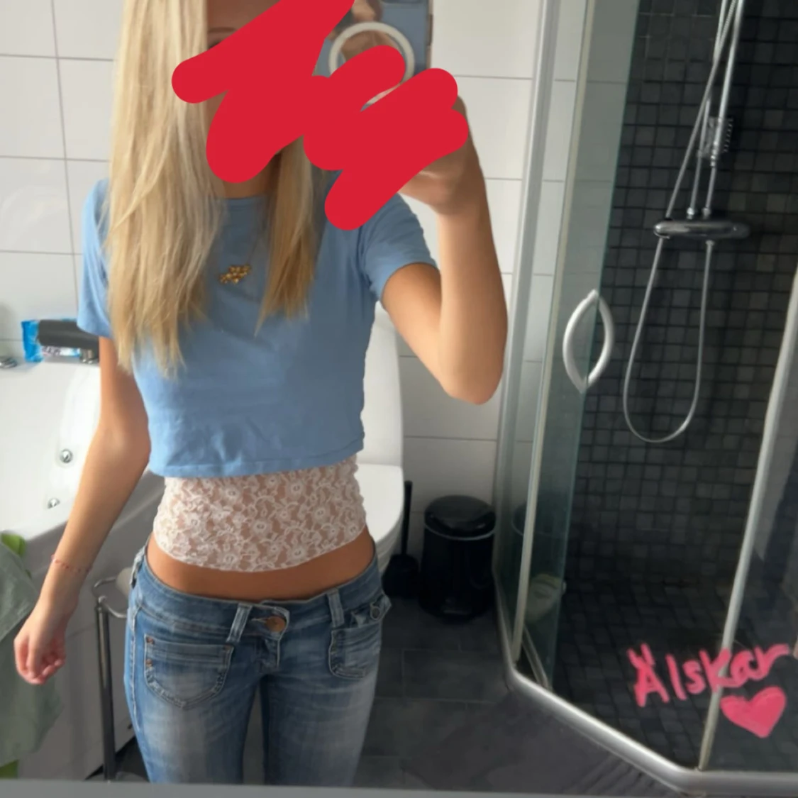 Vit spetsblus🤩 - 1