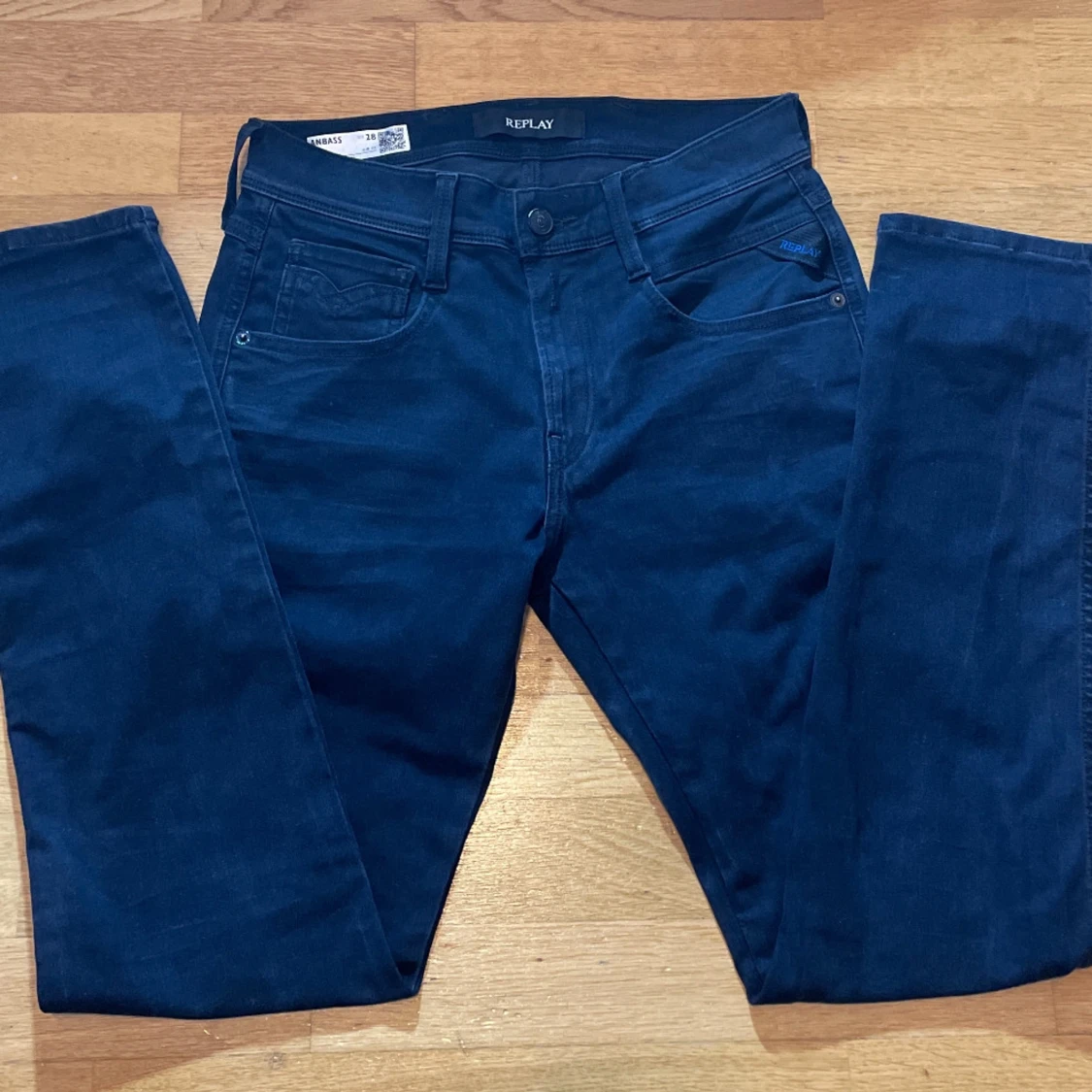 Svarta Replay Anbass jeans slim fit - 1