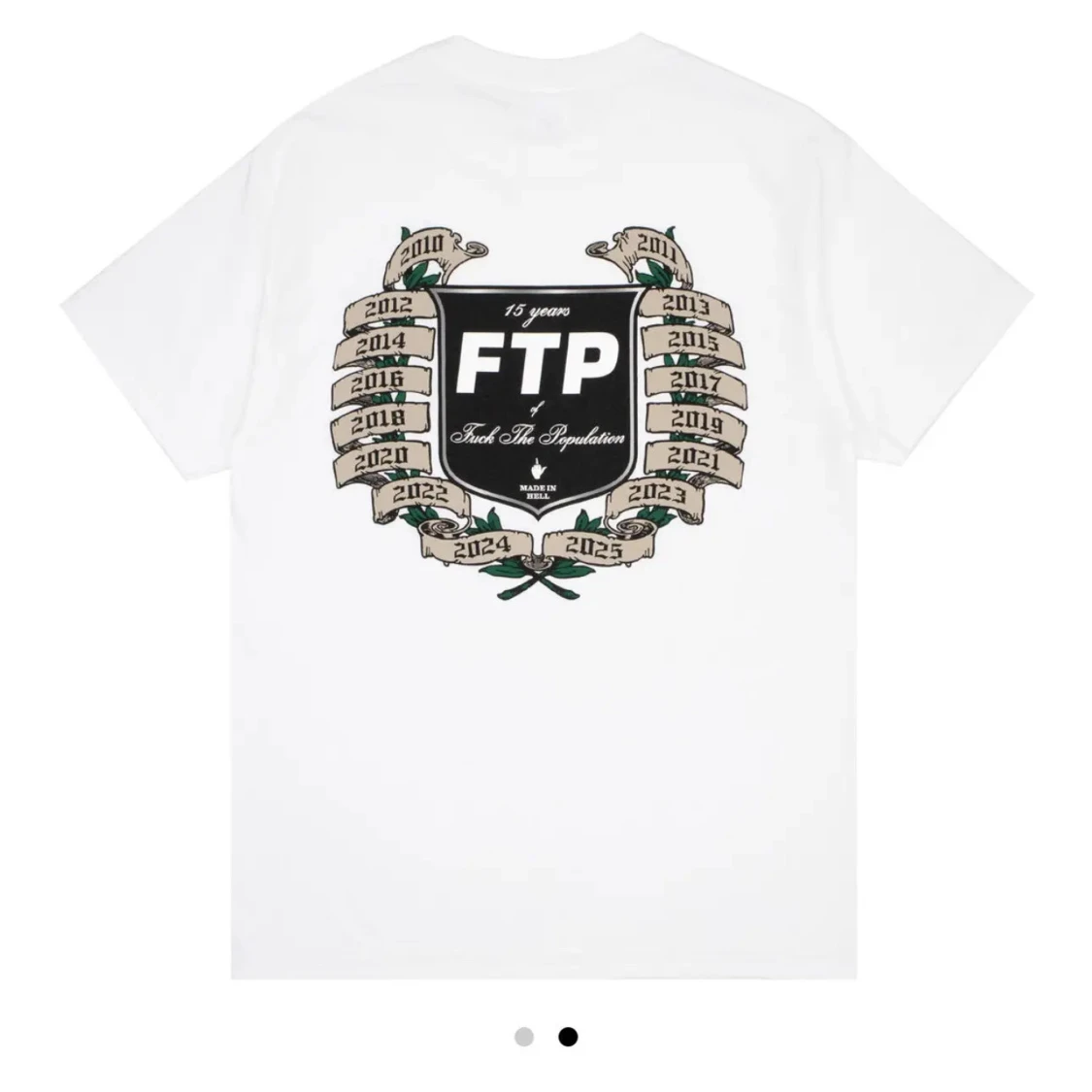 FTP 15 Years Anniversary Tee White - 2