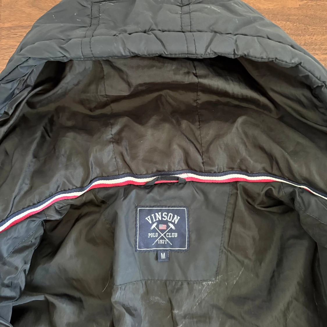 Marinblå pufferjacka från Vinson Polo Club - 2