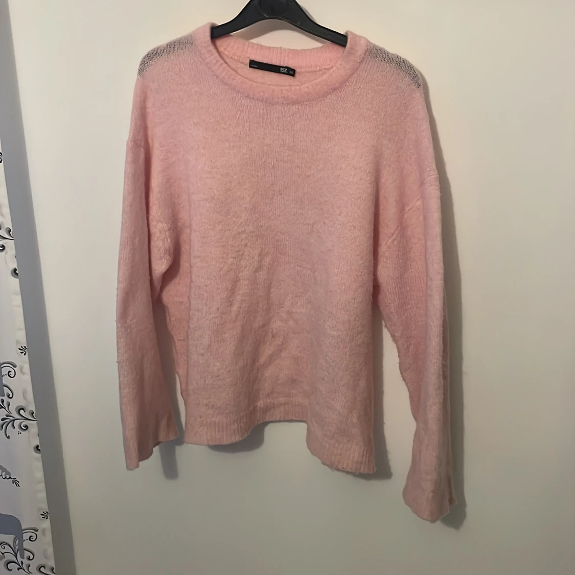 Ljusrosa stickad tröja från Lager 157