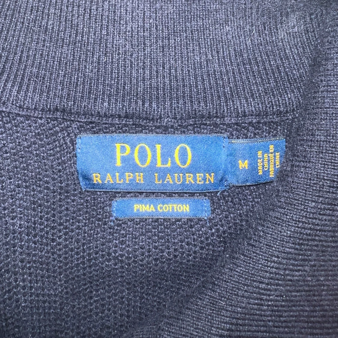 Marinblå stickad tröja Polo Ralph Lauren - 3