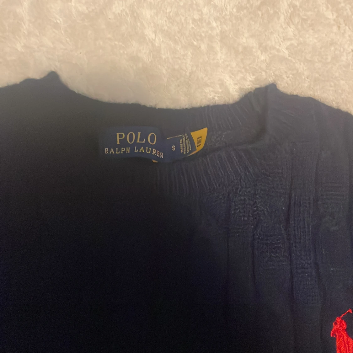 Mörkblå stickad tröja Polo Ralph Lauren - 3