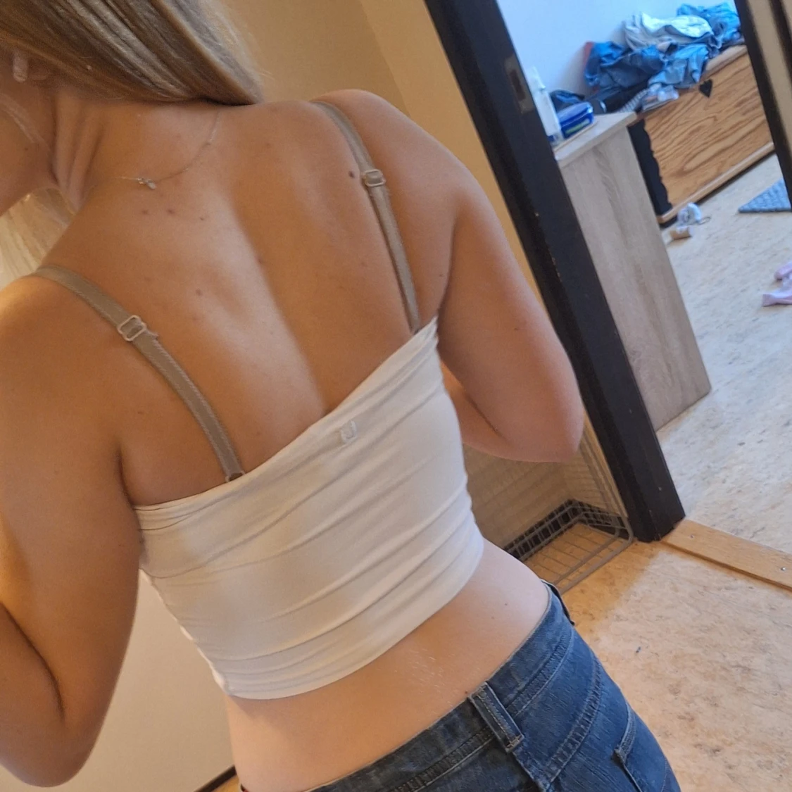 Vit tube topp från Meshki XS - 1