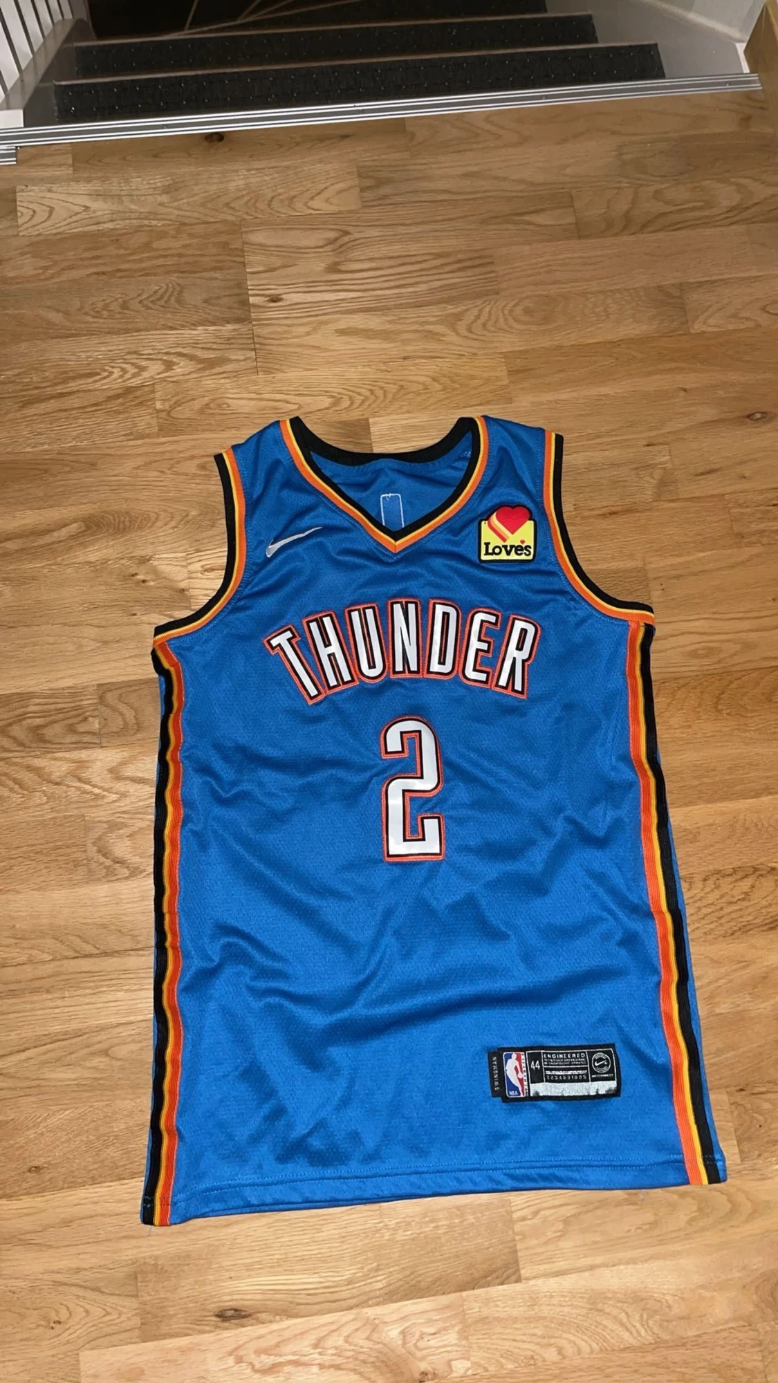 Blå Oklahoma City Thunder basketlinne - 2