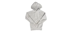 Grå hoodie från Russemerch  - Säljer en stilren grå hoodie från Russemerch i storlek XS. Tröjan har huva med snörning, ribbade muddar och en klassisk känguruficka framtill. Perfekt för chill dagar och enkel att matcha med jeans eller mjukisbyxor.