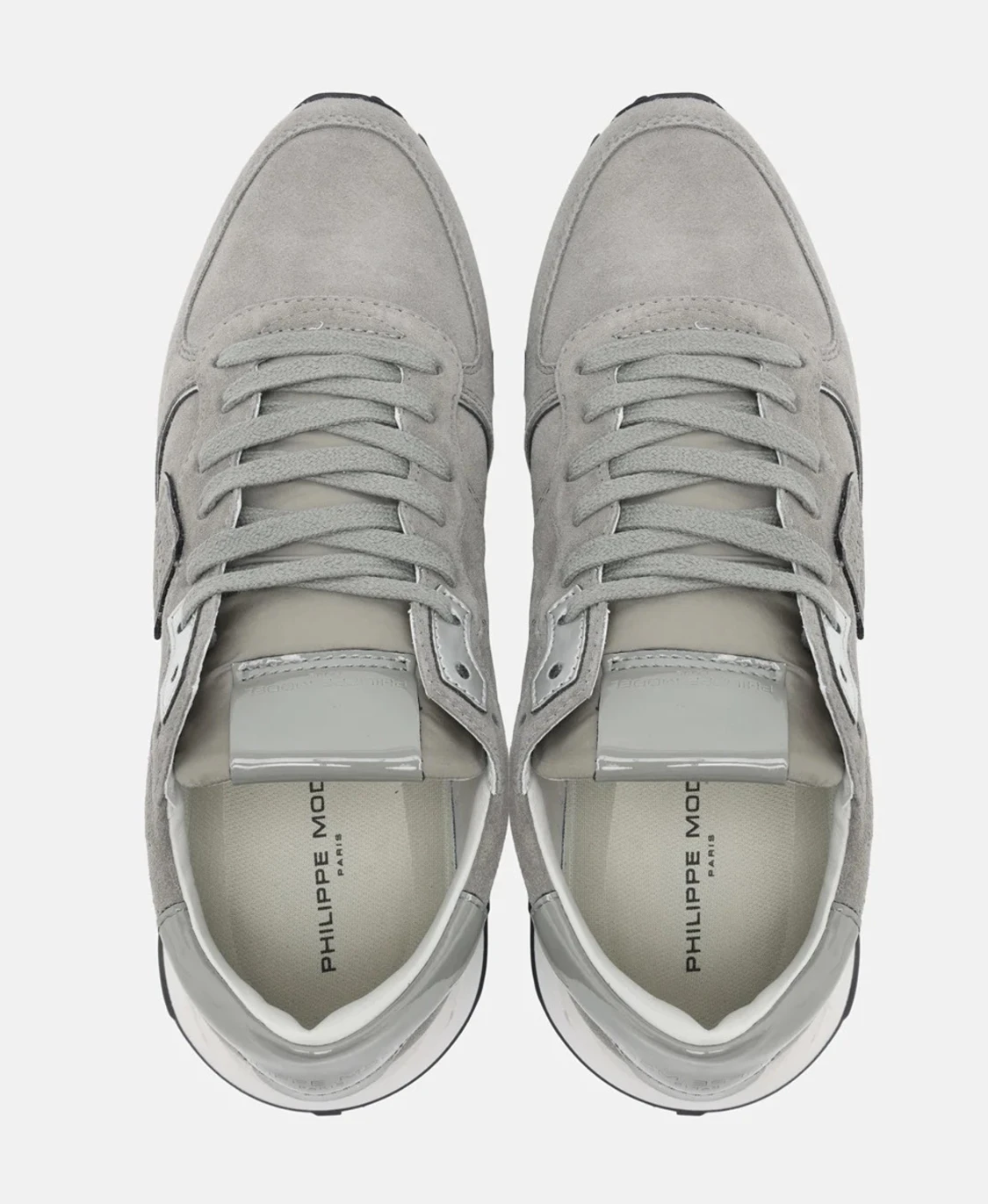 Grå Philippe Model sneakers mocka - 2