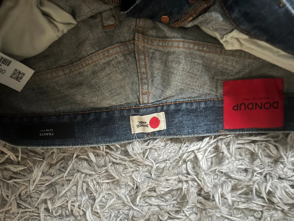 Blå slim fit jeans från Dondup - 2