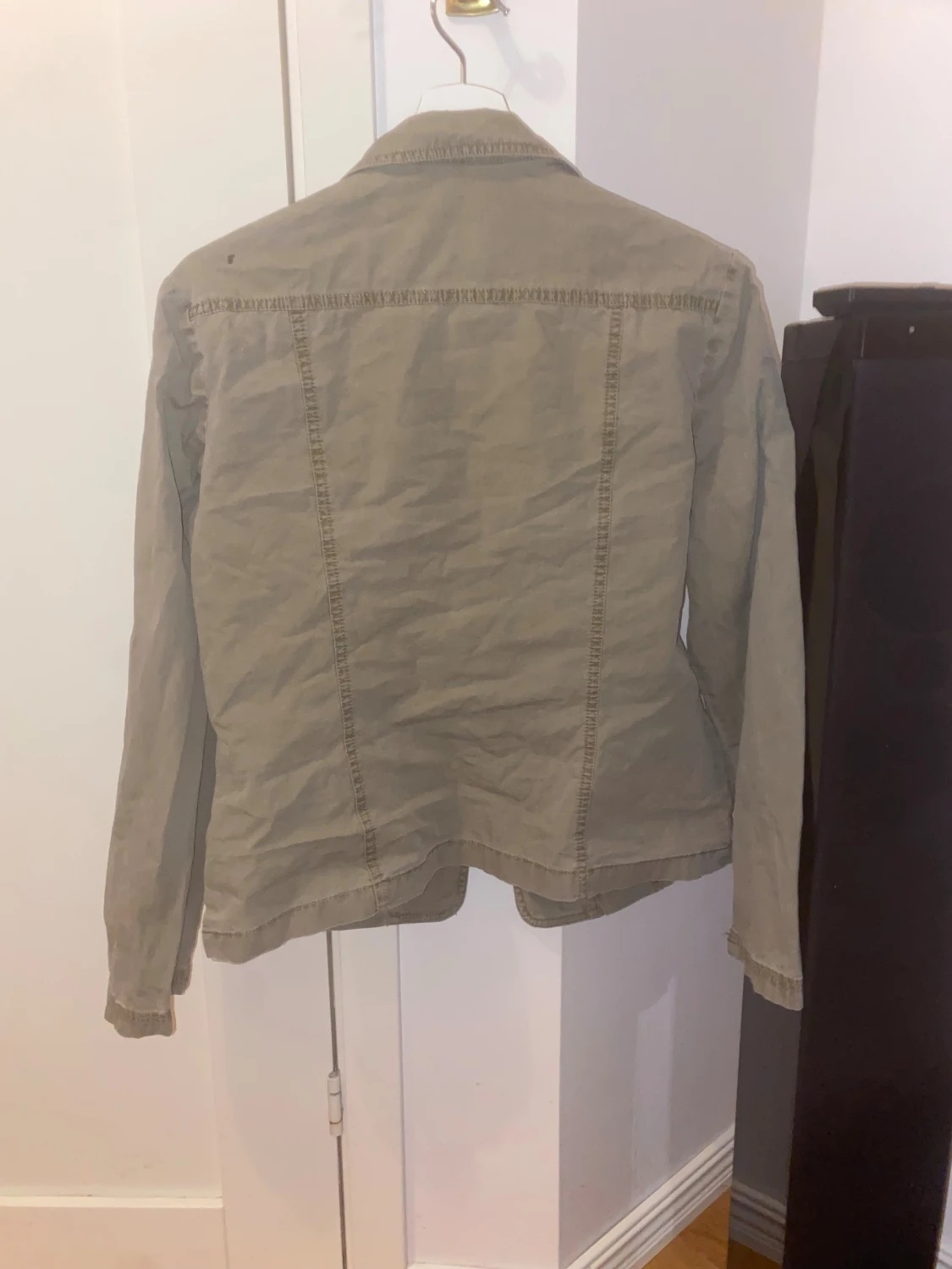 Olivgrön jeansjacka - 2