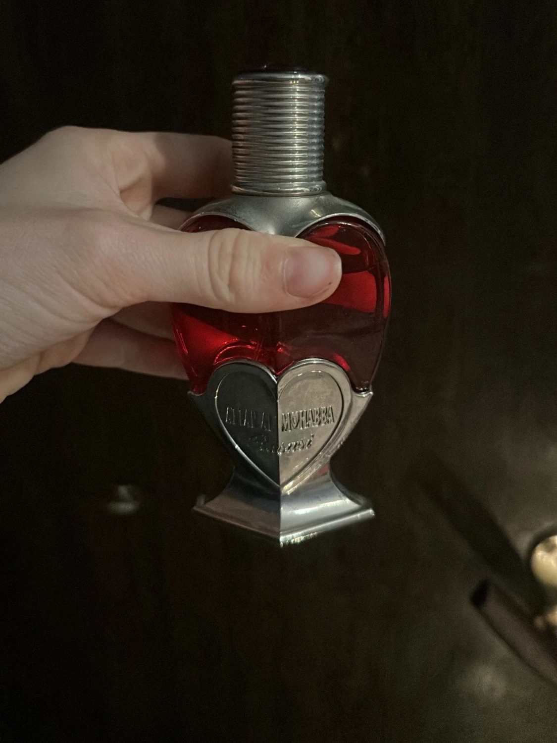 Unik hjärtformad parfymflaska