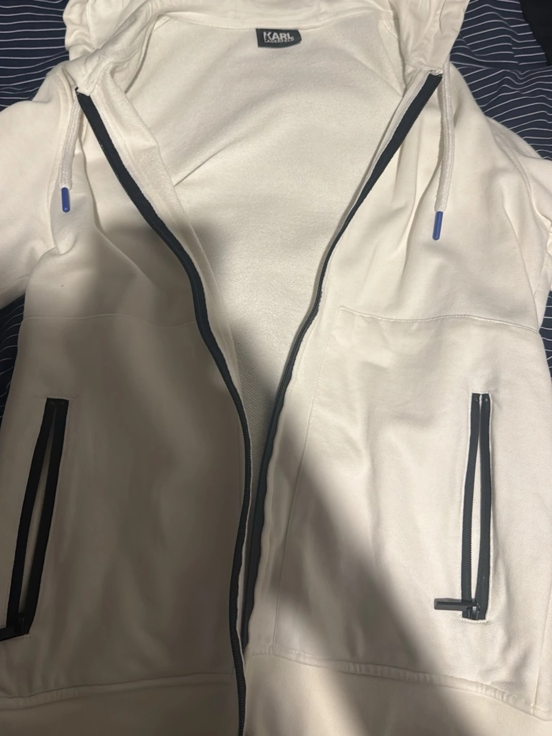 Karl Lagerfeld zip hoodie