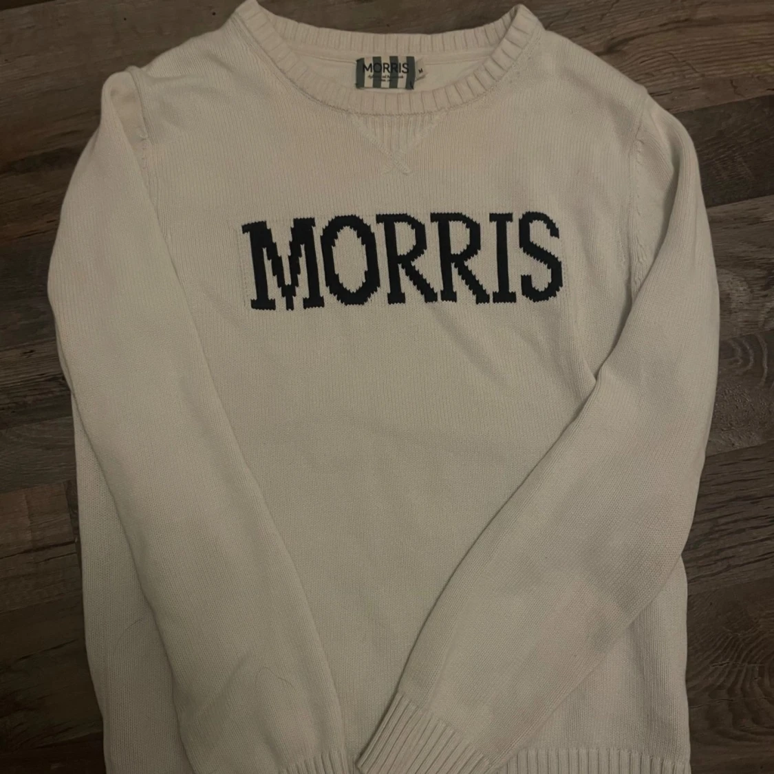 Vit stickad tröja från Morris - 1