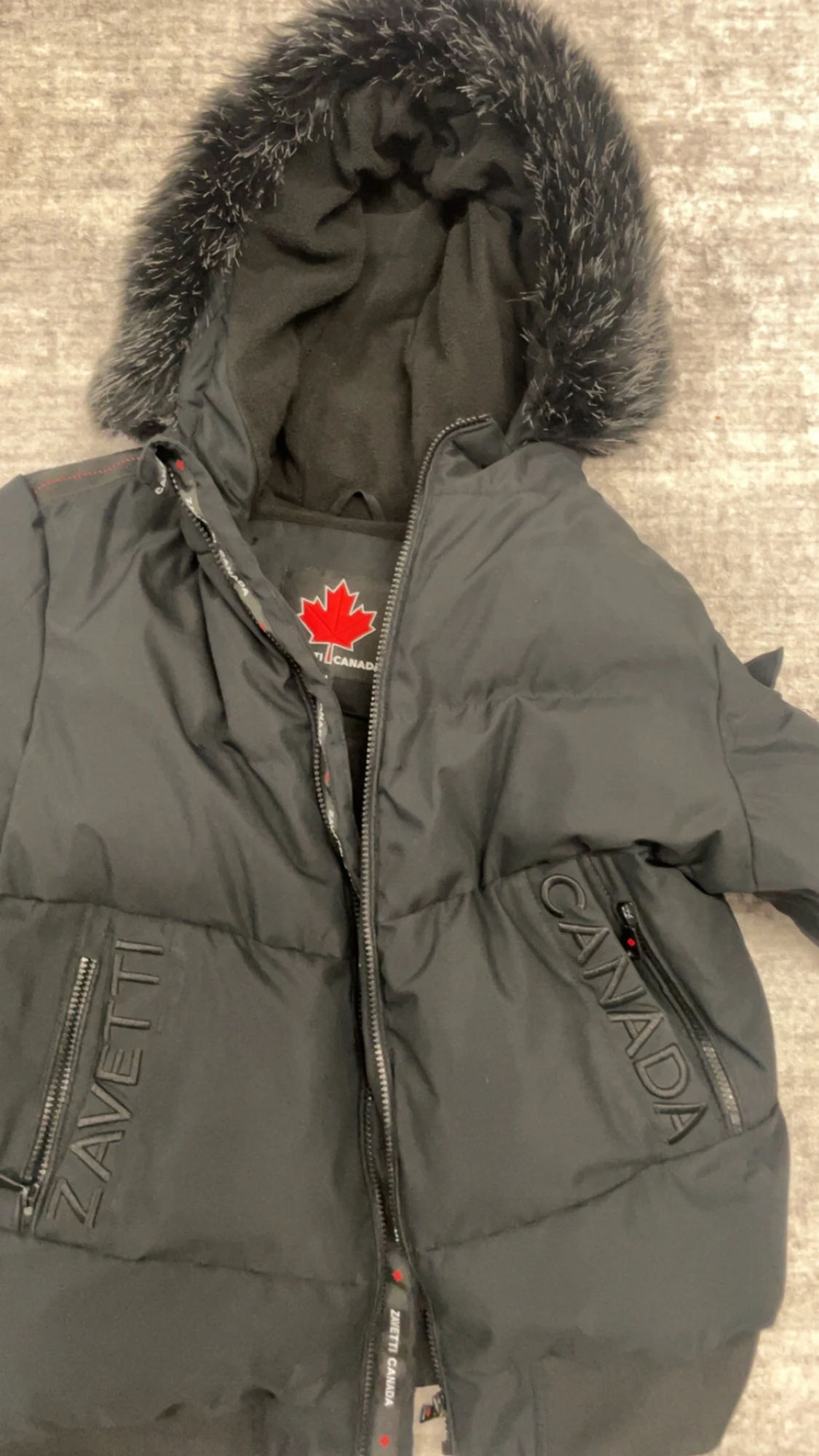 Svart pufferjacka från Zavetti Canada - 1