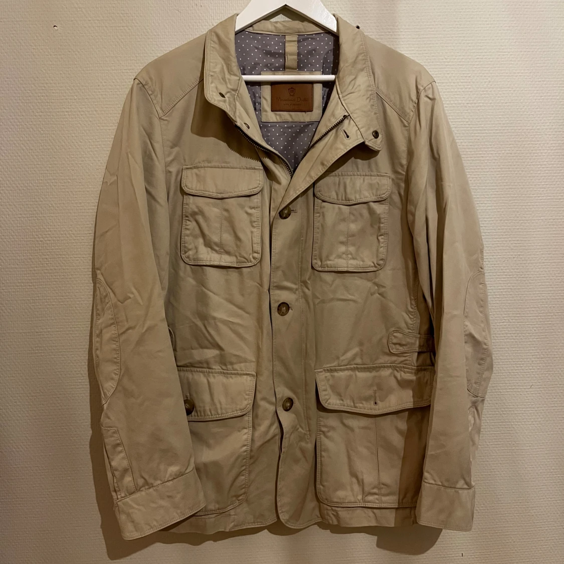 Beige Fieldjacka Massimo Dutti  - 3