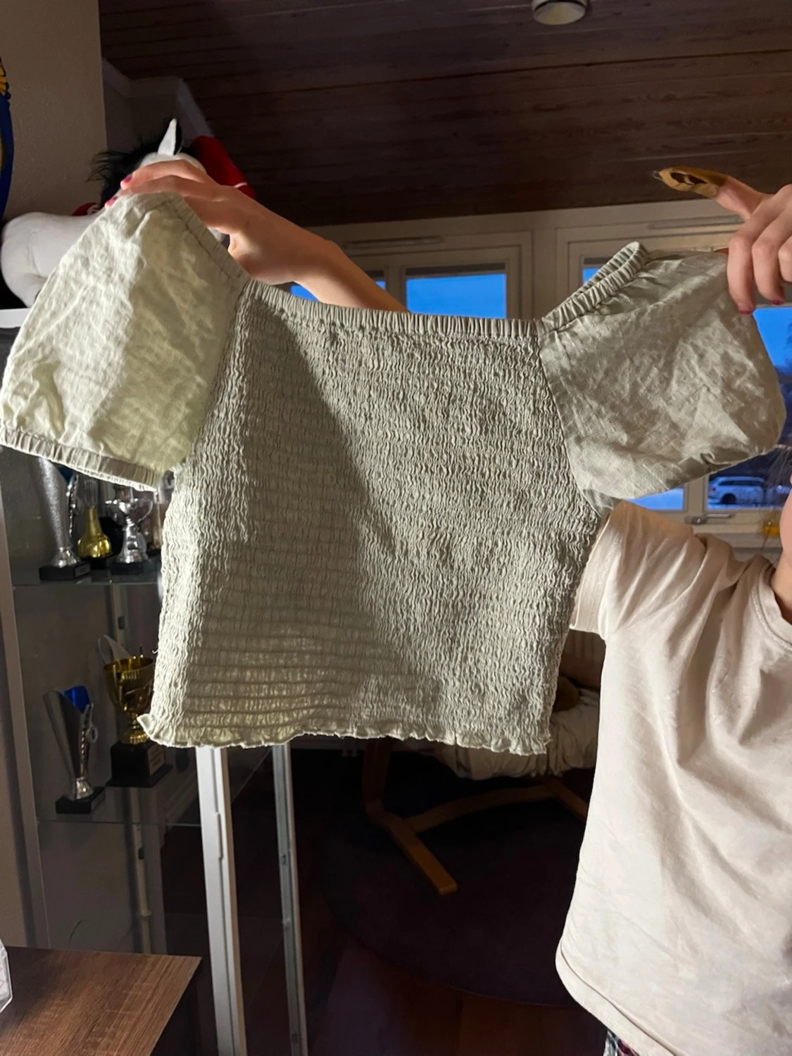 Ljusgrön blus från Kappahl