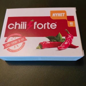 5 st Obruten/ Ny chili forte - 5 st Nya / obrutna fpk chili forte 60 tab/ per fpk. Alla 400:-  per dtyck 100:-